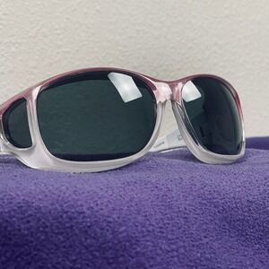 Cocoons Fitover Sunglasses Gray Lens Pink White Frame StyleLine MX Flex2Fit